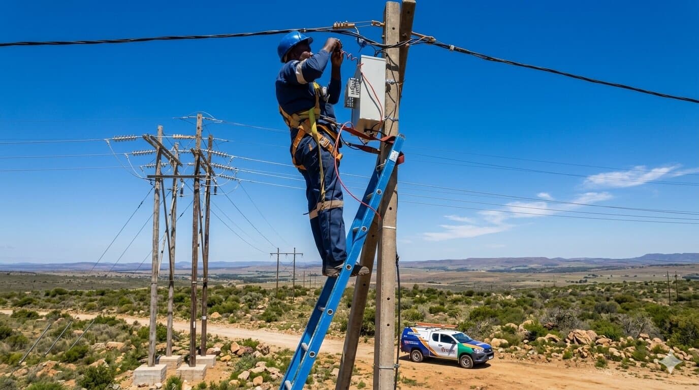 Engineering professionals working on site